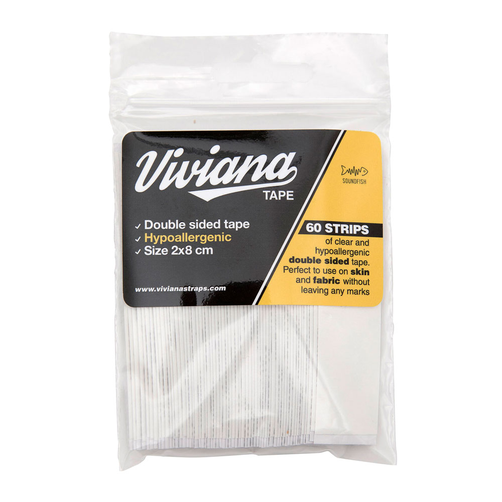 Viviana Tape Hypoallergenic DoubleSided Clear Lavalier Tape 60 Pack