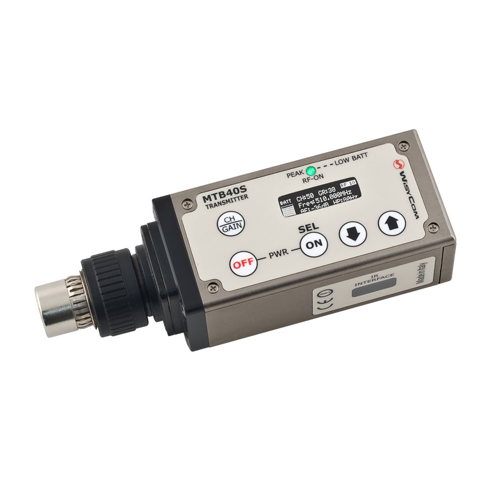 Wisycom MTB40S Plug-On Transmitter (Select Option)