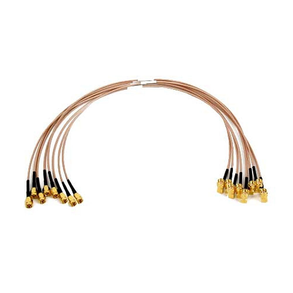 Zaxcom SMA-SMA Jumper Cable Set for MicPlexer & MicPlexer 2 (8 Pack)