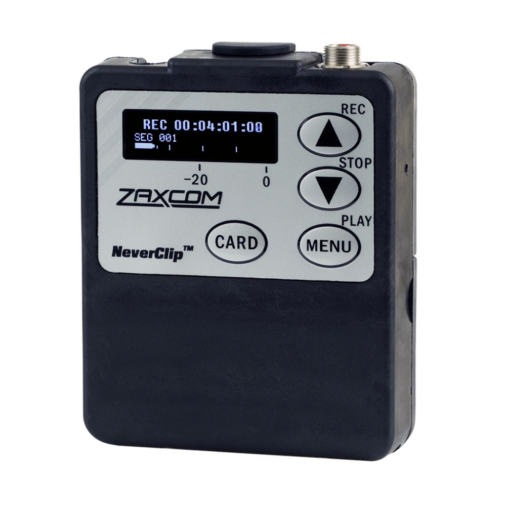 Zaxcom ZFR300NC Miniature Bodypack Recorder w/ NeverClip