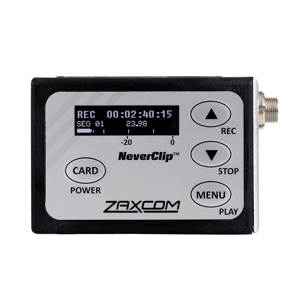 Zaxcom ZFR400 Miniature Bodypack Recorder w/ NeverClip