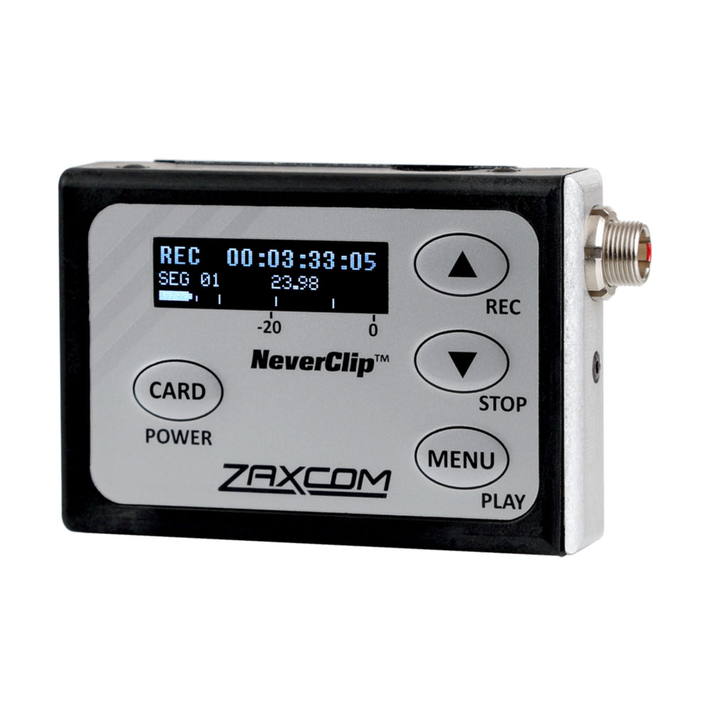 Zaxcom ZFR400 Miniature Bodypack Recorder w/ NeverClip