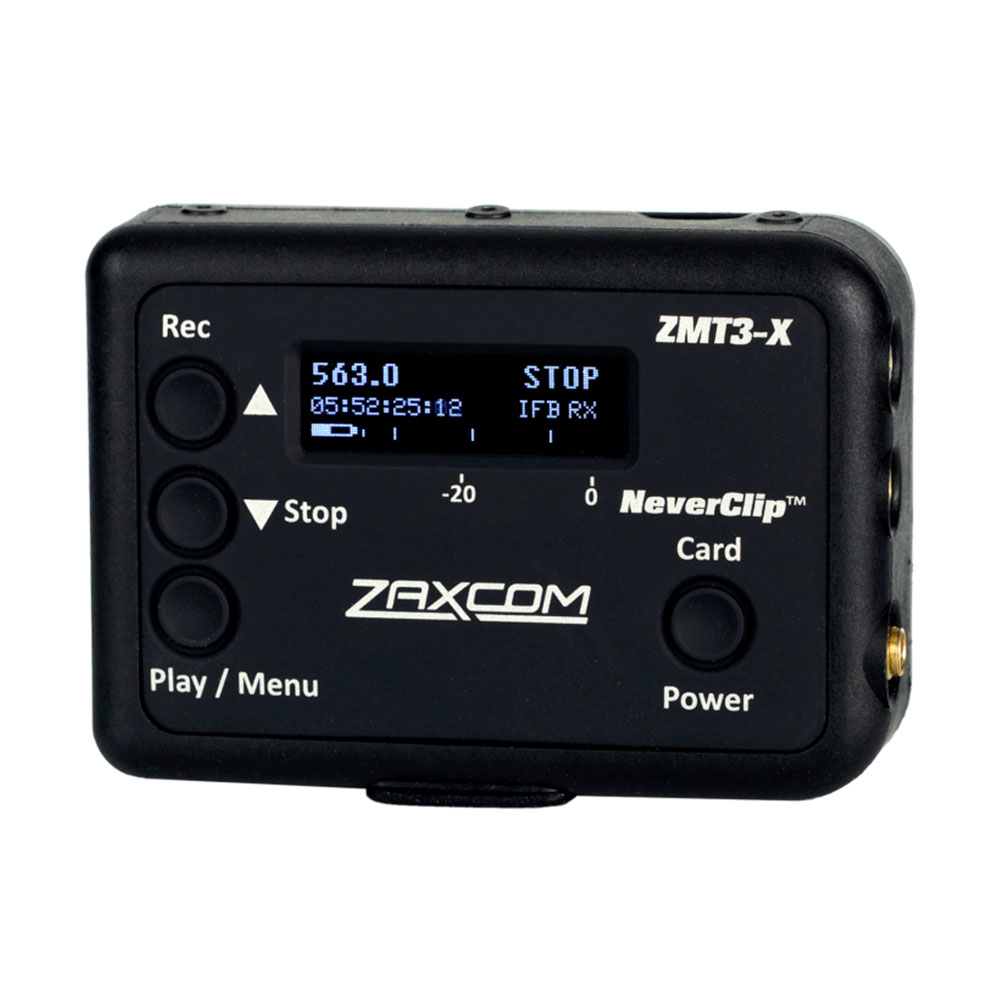 Zaxcom ZMT3-X Miniature Digital Wideband Transmitter w/ Internal Recording - 3.5 Band (Ex-Demo)