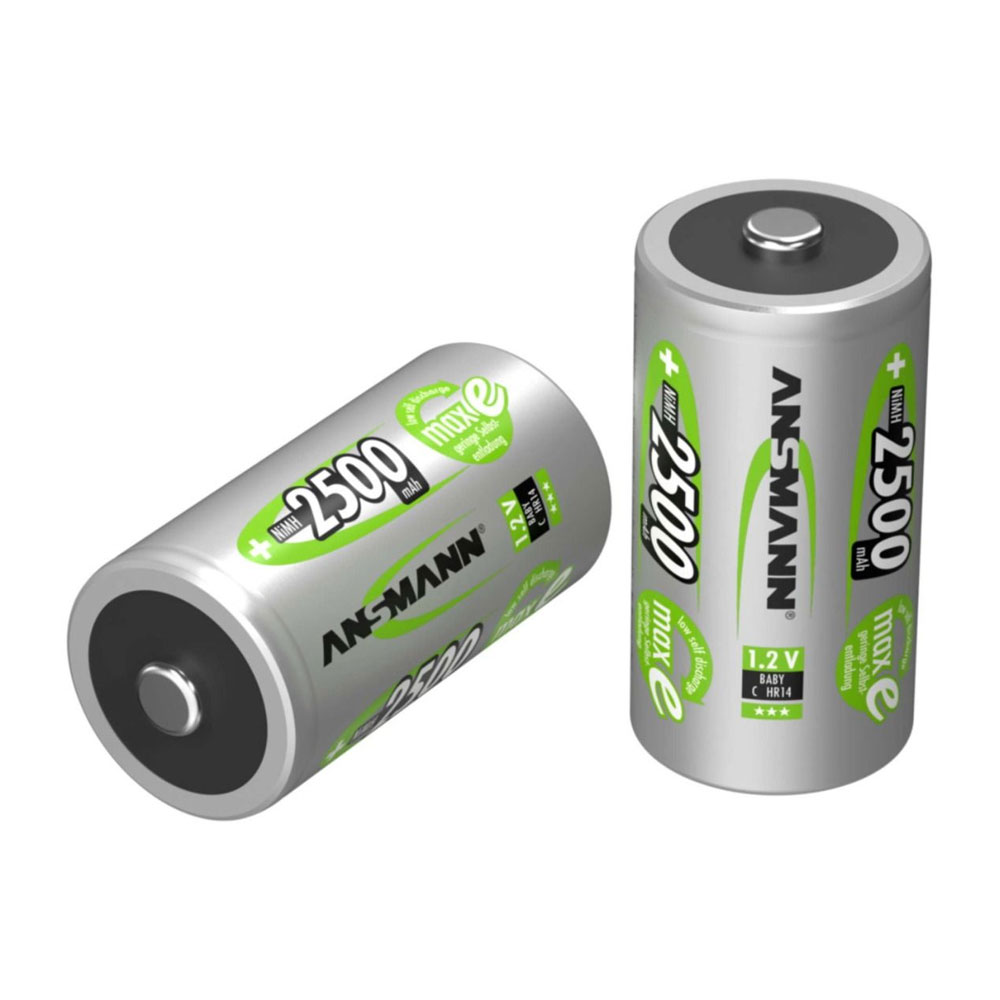 Ansmann Maxe C Rechargeable NiMH 2500mAh Batteries (2-Pack)