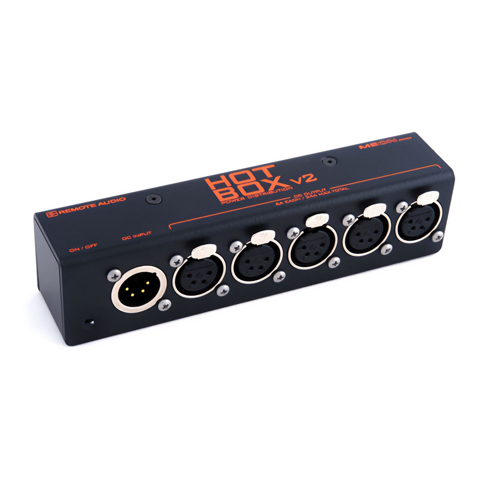 Remote Audio Hotbox V2 DC 4-Pin XLR Power Distribution Box